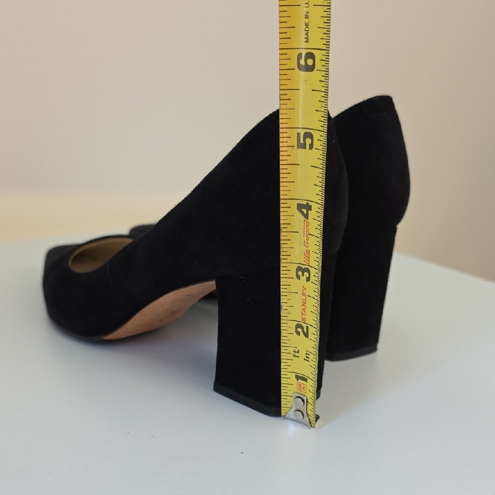 Marc Fisher Black Suede Heels.  Size 7 1/2 - Picture 12 of 12
